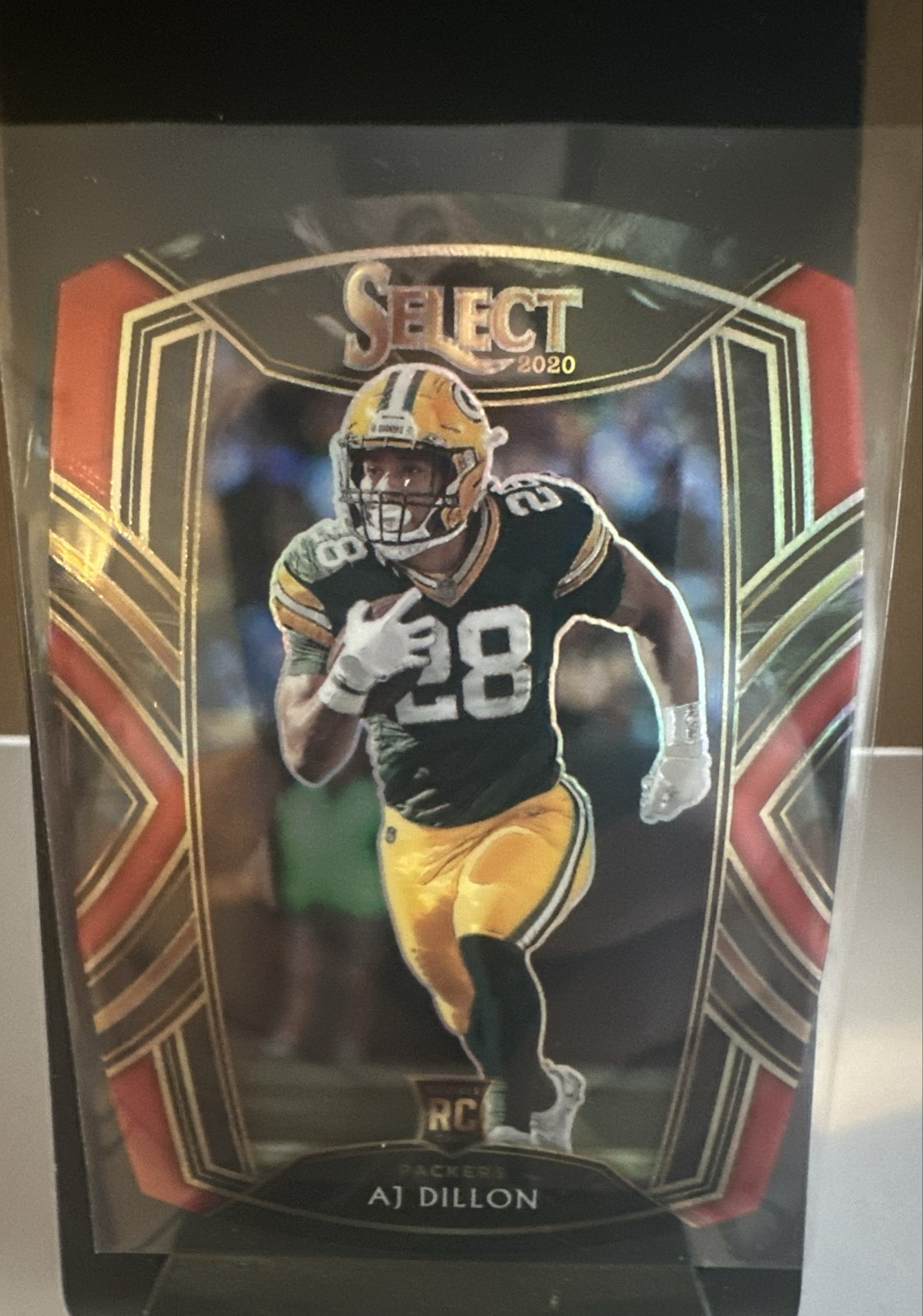 2020 Panini Select - Club Level AJ Dillon #265 Red Prizm Die-Cut (RC)