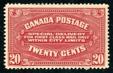 CANADA 1922 MINT REGUMMED #E2, SPECIAL DELIVERY STAMP !! M28