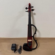 YAMAHA SV-110 Silent Violin Electronic Violin 4/4 Size 3-Reverb Red DC9V