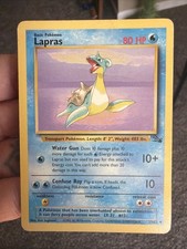 Lapras 25/62 Fossil Regular Non-Holo Vintage Moderately Played Pokemon Card