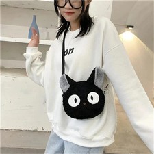 Women Cartoon Plush Shoulder Bag Cute Style Small Crossbody Purse