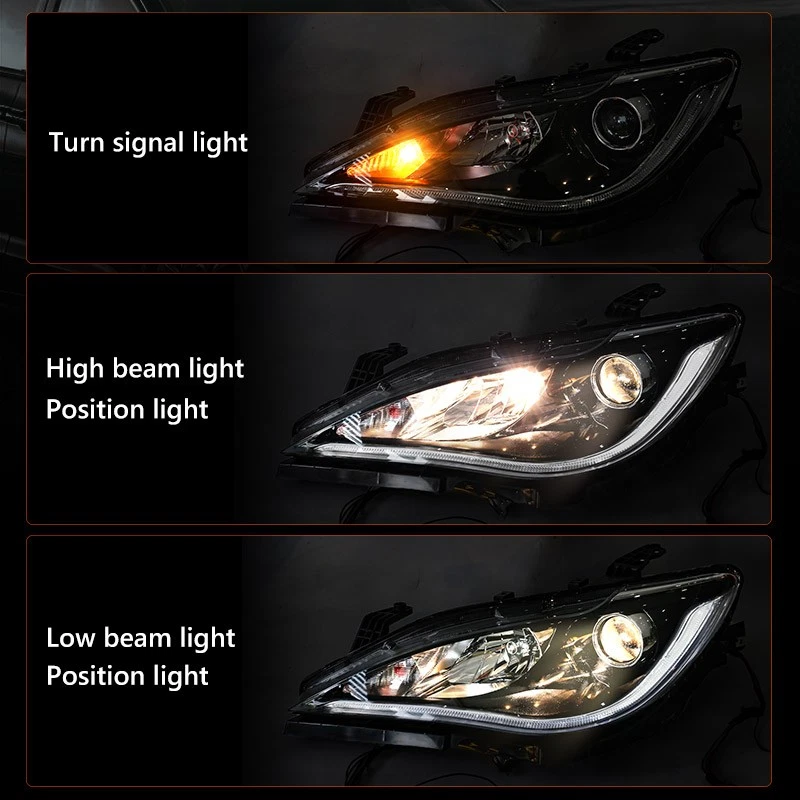 Pair Halogen DRL LED Headlights For 2017-2020 Chrysler Pacifica Assembly LH RH - Image 4 of 4