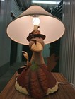 Hand Crafted Farmhouse Table Lamp From Older Tin And Metal Yard Art Turkey — photo 2
