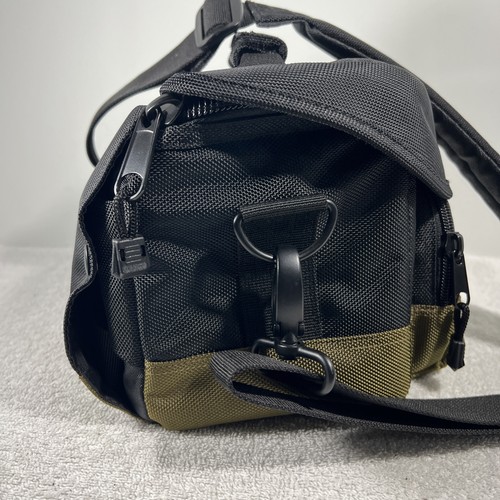 CANON Camera Custom Gadget Bag 100EG Black/Olive W/Strap Strap Zip Waterproof - Picture 11 of 15