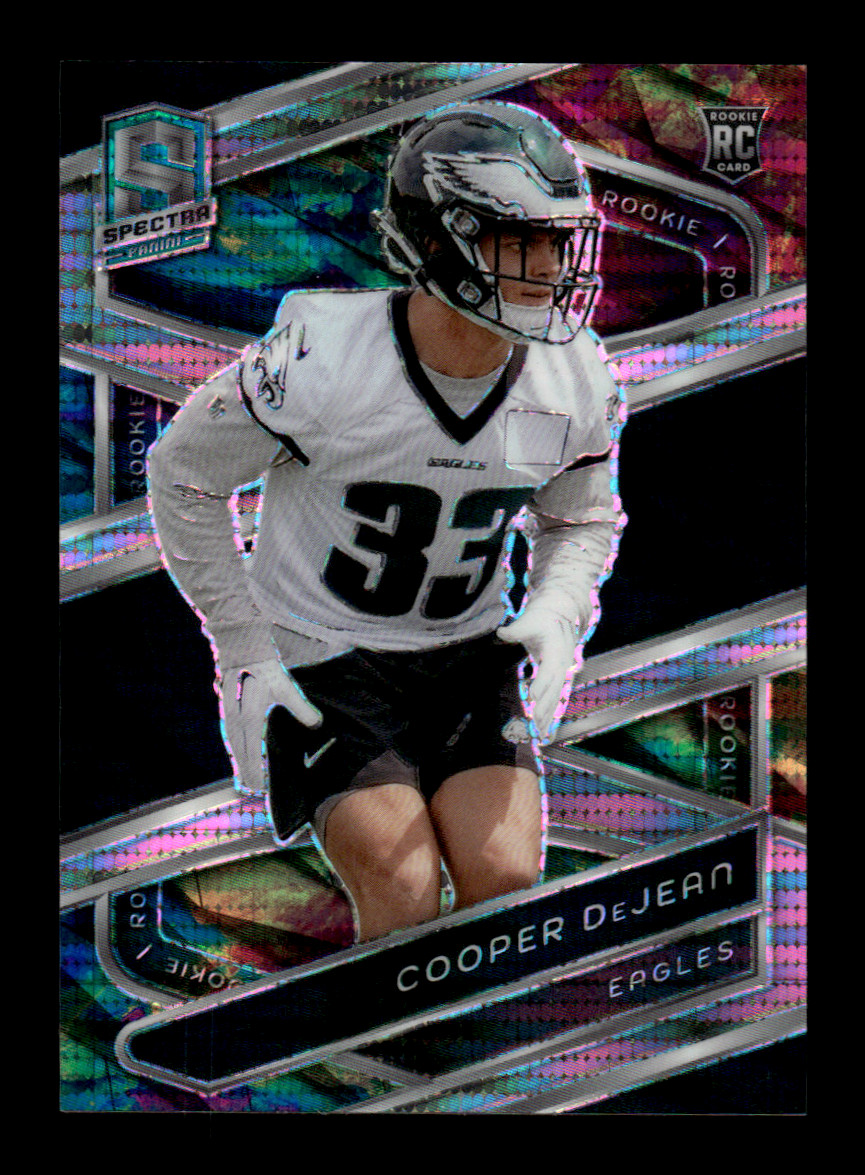 2024 Panini Spectra Football Cooper DeJean #168 Rookie Celestial Prizm /99