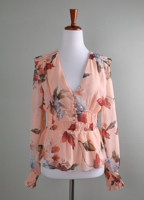 #ad #ad WHITE HOUSE BLACK MARKET NWT $99 Romantic Lined Floral Blouse Top Size XS $27.99