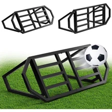 2 Adjustable Angles Soccer Rebounder Board for Ball Passing & Reaction Training