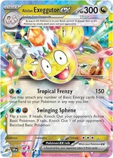 Pokémon TCG  Alolan Exeggutor ex 133/191 SV Surging Sparks Holo Half Art Card