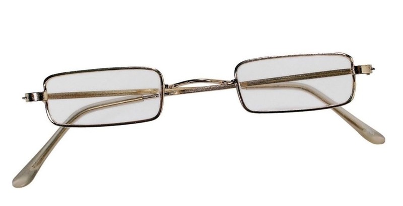 10 Pairs Hippie or Santa Claus Glasses - Christmas Square Eyeglasses