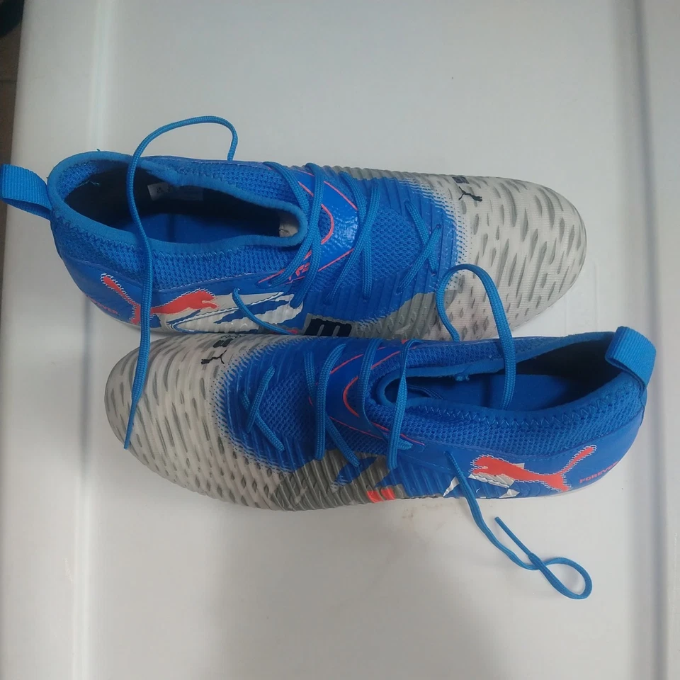 彪马 Future 8 FG AG 足球鞋蓝色男式 6.5 码 — 第 2/4 张图片