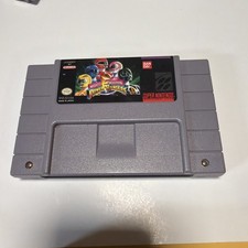 Super Nintendo SNES MMPR Mighty Morphin Power Rangers Cartridge NOT TESTED USED