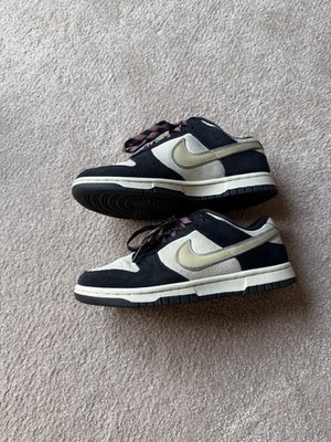 Size 6 - Nike Dunk LX Low Black Suede