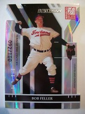 2004 DONRUSS ELITE TURN OF THE CENTURY EXTRA EDITION BOB FELLER  92 / 100 BOX 18
