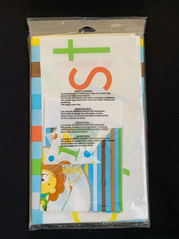 Boy Blue First 1st Birthday Party High Chair Sweet at One Animals Decorating Kit - Image 2 of 2