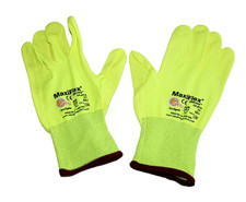 MaxiFlex XL High-Visibility Nylon Polyurethane Coated Glove 34-874FY 12 Pair 