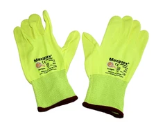 MaxiFlex XL High-Visibility Nylon Polyurethane Coated Glove 34-874FY (12 Pair)