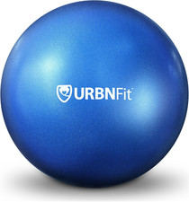 Urbnfit Small Exercise Ball - 9-Inch Mini Pilates Ball with Fitness Guide for Y