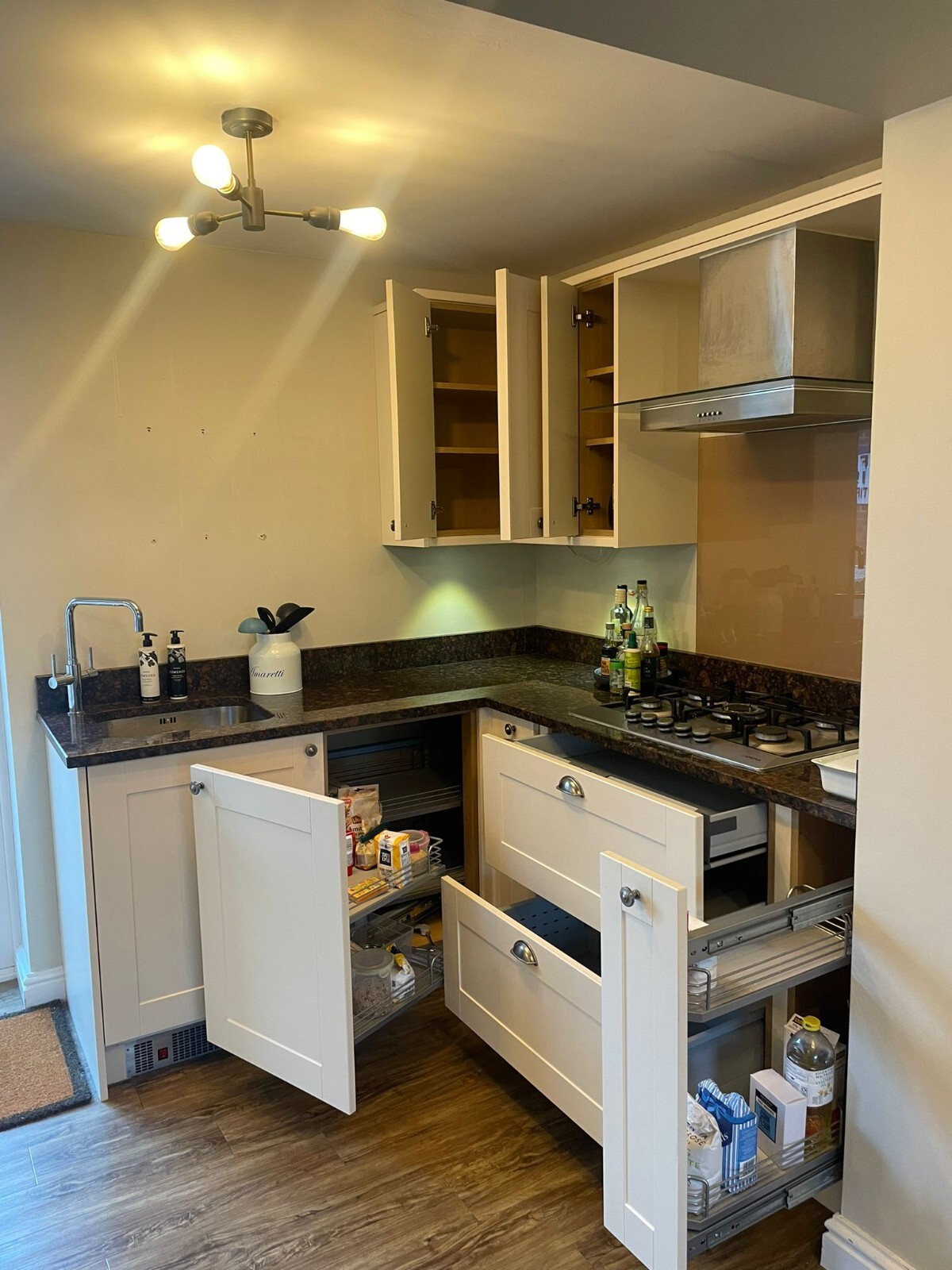 Complete Howdens Kitchen Unit with Worktops & Most Appliances eBay