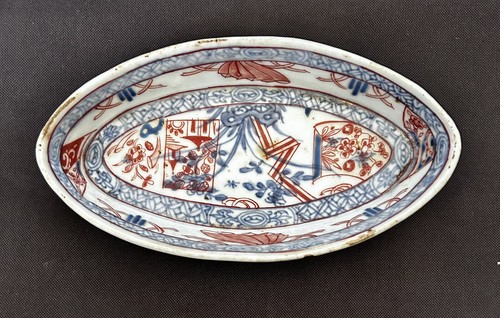 Early 18th Century Chinese Imari Spoon Tray - Afbeelding 1 van 11