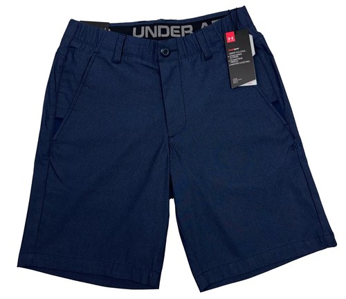 Under Armour Performance Chino Texture Golf Shorts - W40 Navy - 9" Inseam - Picture 5 of 5