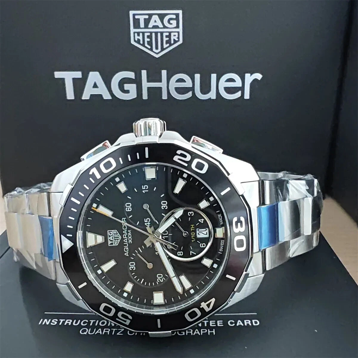 TAG HEUER Aquaracer 300M Chronograph Black Dial 43mm Men's TAG HEUER Aquaracer 300M Chronograph Black Dial 43mm Men's