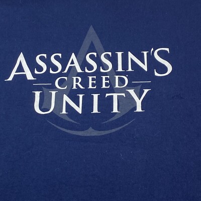 T-shirt Assassin's Creed Unity édition Limitée Bleu Marine Taille M - Neuf Avec étiquettes Scellé