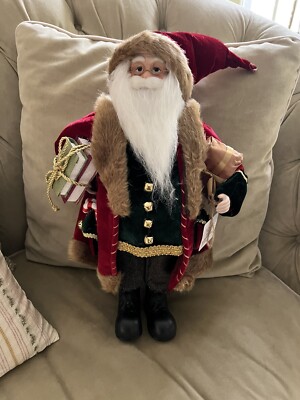 Sleigh Hill Santa Claus / St Nick 18  Figure - Decorative Standing New