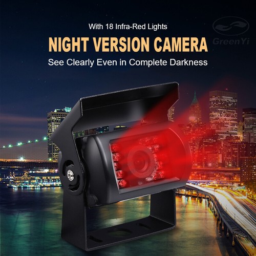 Reverse Camera 4 Pin AV Port IR Night Backup Camera For Truck/Trailer/RV/Heavy - Picture 21 of 32