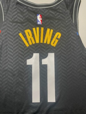 Kyrie Irving Brooklyn Nets Authentic Jersey Jean-Michel Basquiat