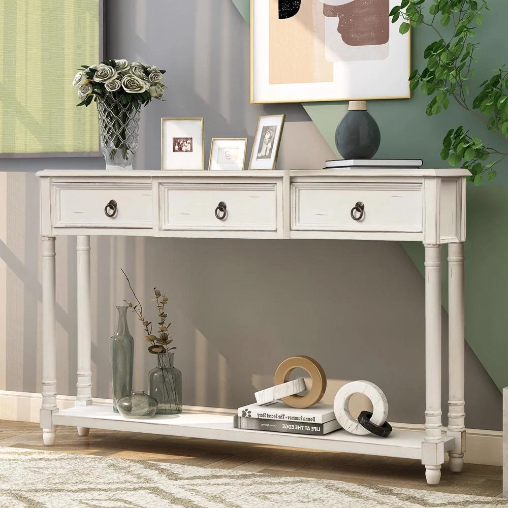 Shabby chic sofa table outlet