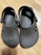 CROCS Little Kids Size 6/7 Brown Pre Owned