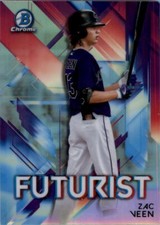 Zac Veen [Green Refractor Mega Box Mojo] #FUT-ZV Prices | 2021