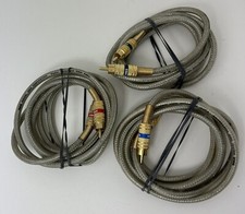 RCA Video Component Red Blue Green Gold Connector 6 Ft Cord Lot