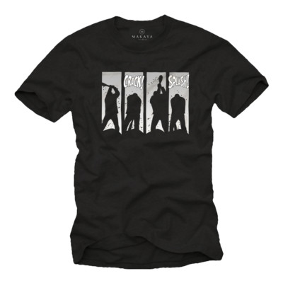 Walking Negan Herren T-Shirt mit Dead Lucille - Männer Hooligan Baseball Shirt