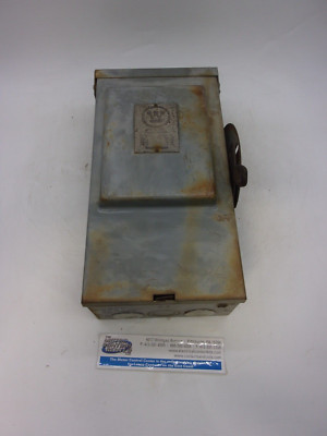 RHU361-WESTINGHOUSE- HEAVY DUTY SAFETY SWITCH-30A, 600V, NON-FUSIBLE, NEMA 3R