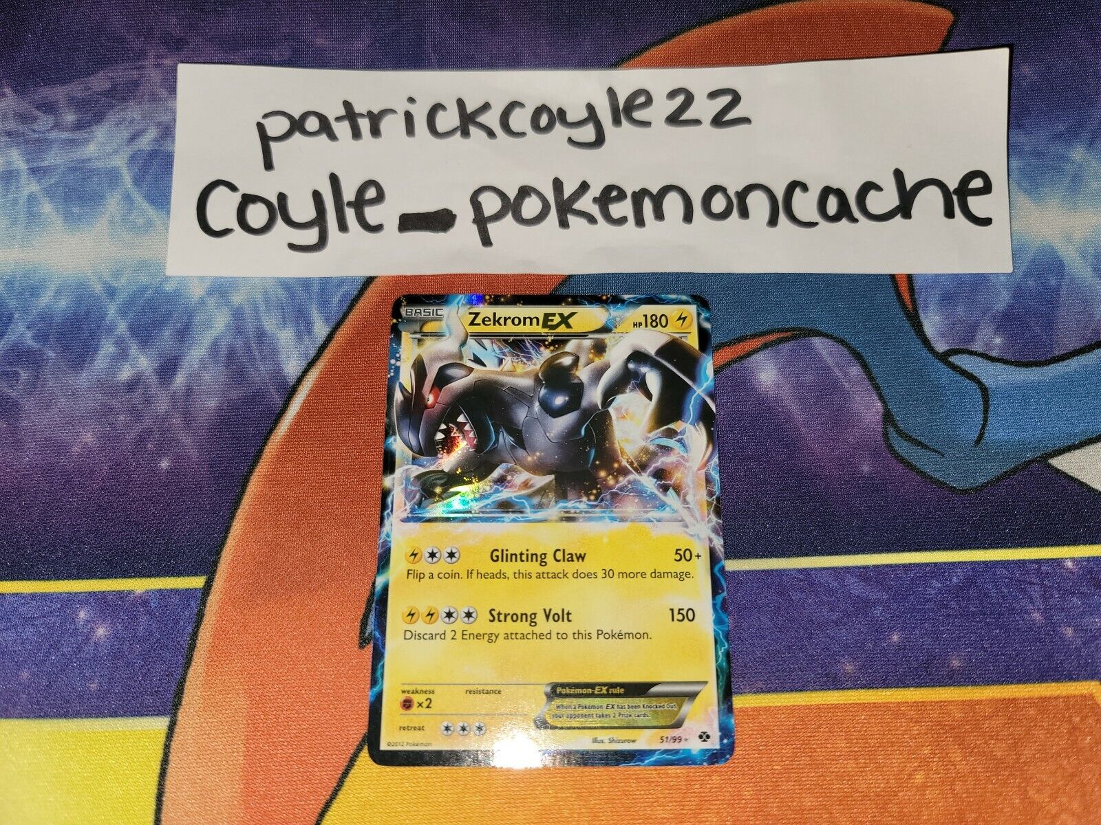 ZEKROM EX NEXT Destinies Ultra Rare 51 Pokémon Card $15.00 - PicClick AU