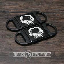 Asylum Double Blade Stainless Steel Exact-Cut Cigar Cutter - 2 Pack