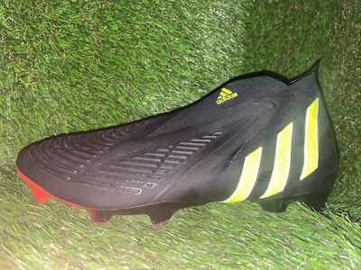 シューズ PREDATOR EDGE+ FG 26cm Size 9 - adidas Predator Edge+ FG Black Team Solar Yellow for sale