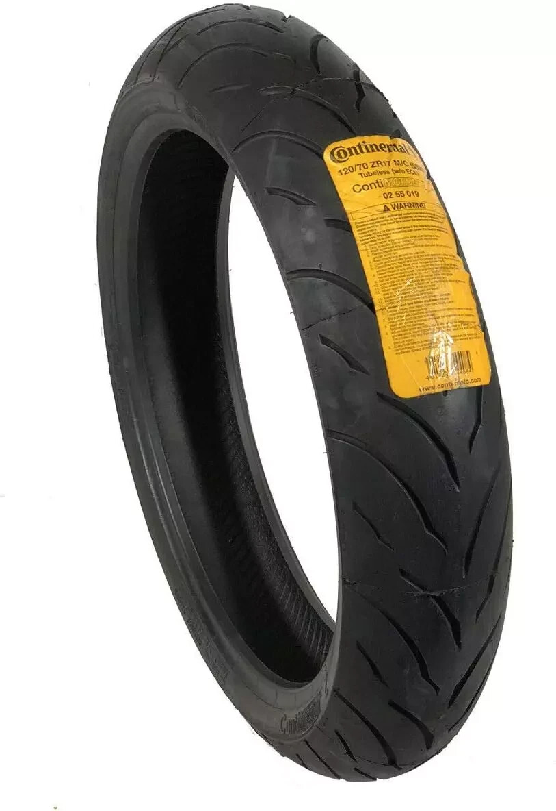 Motorcycle Tire Set 180/55ZR17 & 120/70ZR17 Continental 180