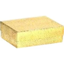 25 Gold Cotton Jewelry Gift Boxes Pocket Watch Displays 3.25"