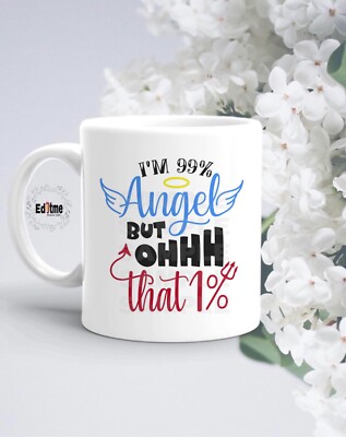 Lustiger Engel Kaffeebecher Humorvoll Job Geschenk Geburtstag Weihnachten Tasse