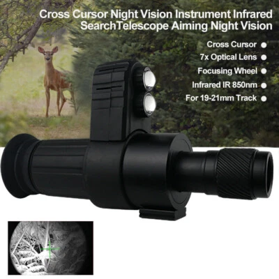 MARKENLOS Jagd IR Cross Cursor Nachtsichtgerät Nachtsicht Zielfernrohr 850nm Monokular