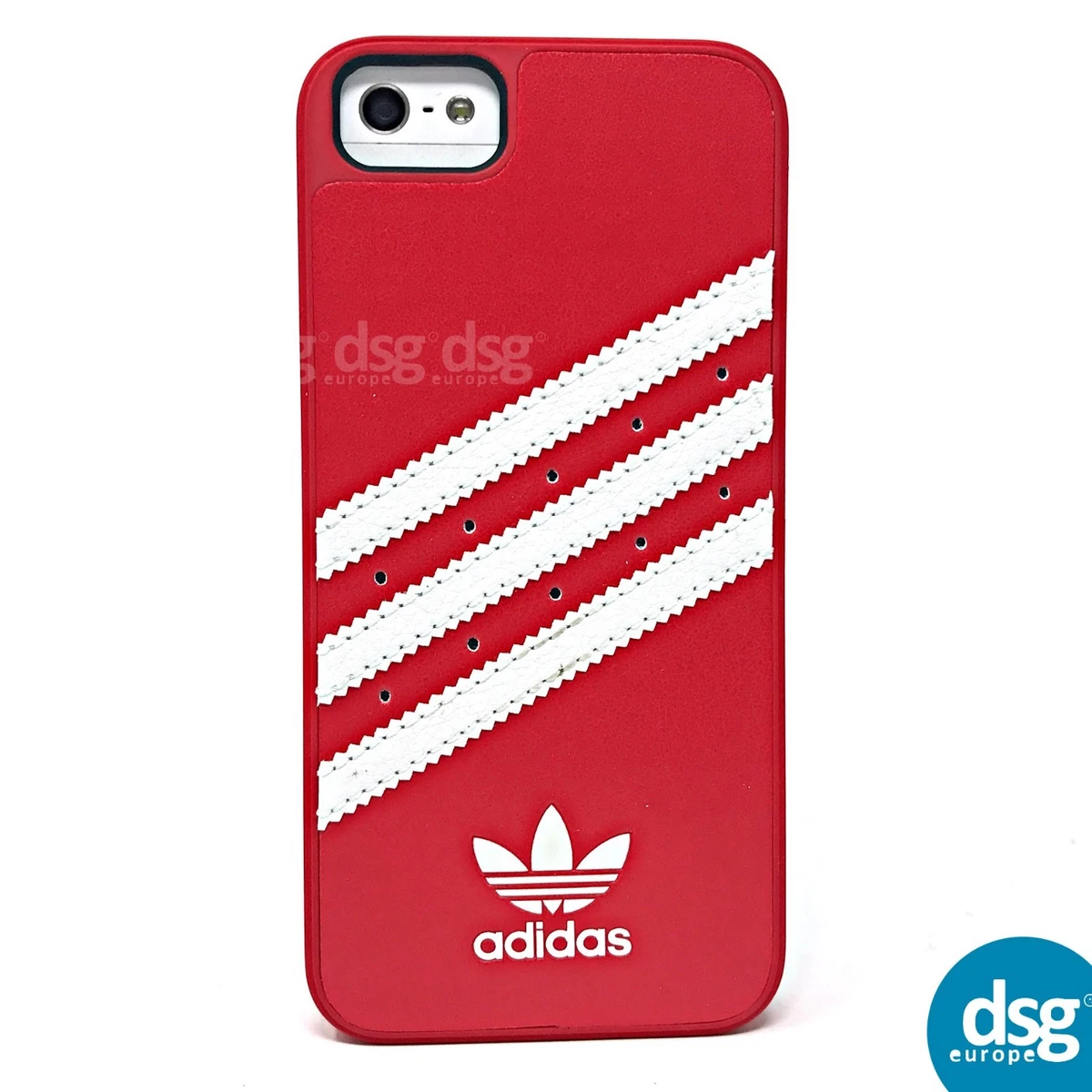 Adidas Premium Moulded Hard Case Apple iPhone 5 5S SE (2017) - Red | eBay