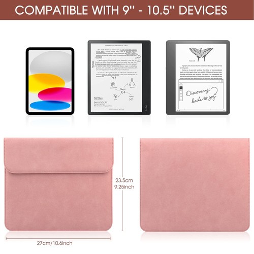 HoYiXi Universal Sleeve Case for 10.2 inch eBook10.3'' Pink - Picture 2 of 6