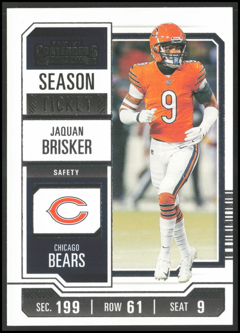 2023 Panini Contenders #19 Jaquan Brisker Season Ticket Retail Football Card