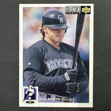 1994 UD Collector's Choice Dante Bichette Rockies Silver Signature Base 52