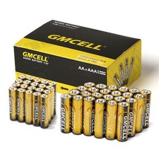 20 AAA Batteries + 24 AA Batteries Pack 1.5V Alkaline Battery for Remote P0T9 0.99 per gallon