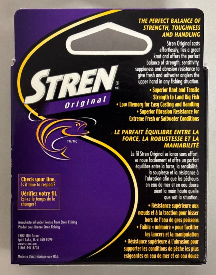 Stren - 6-Pack Original 4lb 100yd Clear Fishing Line - Image 3 of 4