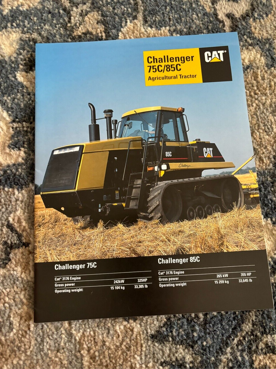 Caterpillar CAT Challenger 75C 85C Tractor Brochure FCCA24 | eBay
