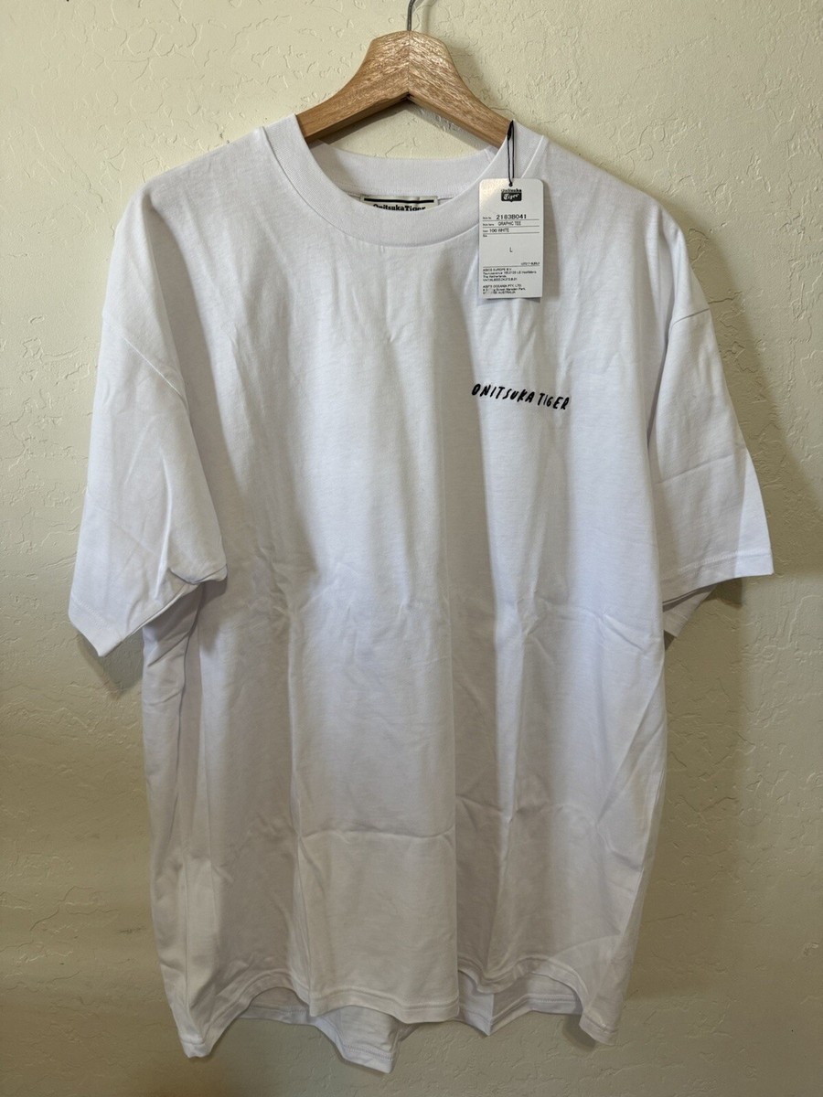Tシャツ・カットソー COVERNAT Baegijitak Graphic T-Shirt White Onitsuka Tiger GRAPHIC TEE White T-shirt Size Large